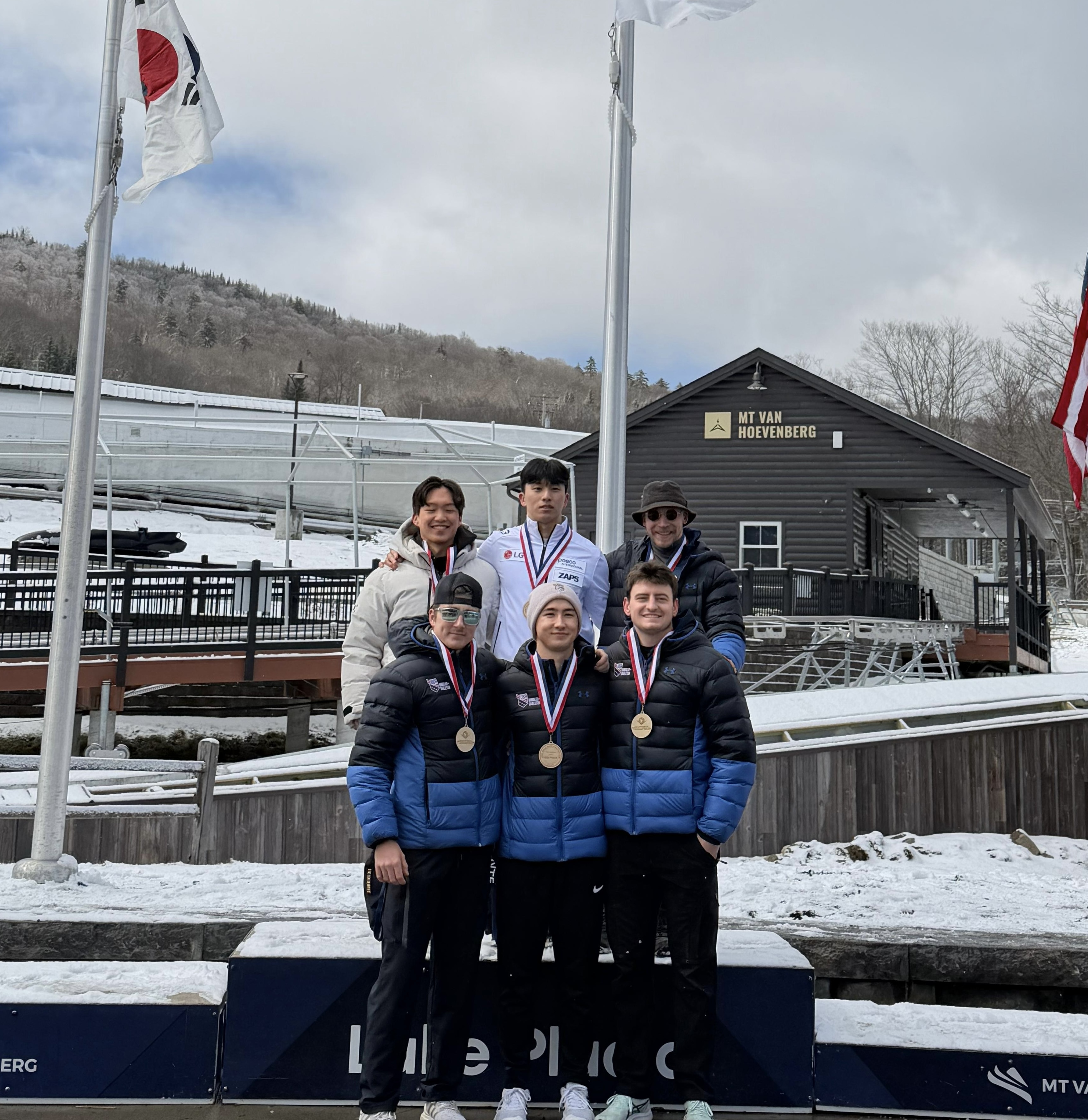 Podium — Mt Van Hoevenberg skeleton competition